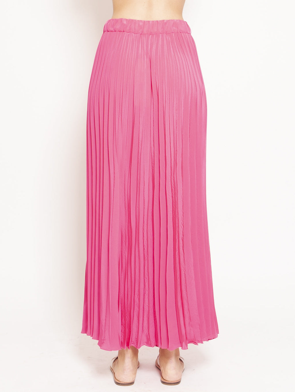 2026 New Arrival Gonna Lunga Plisse Poterex Fucsia