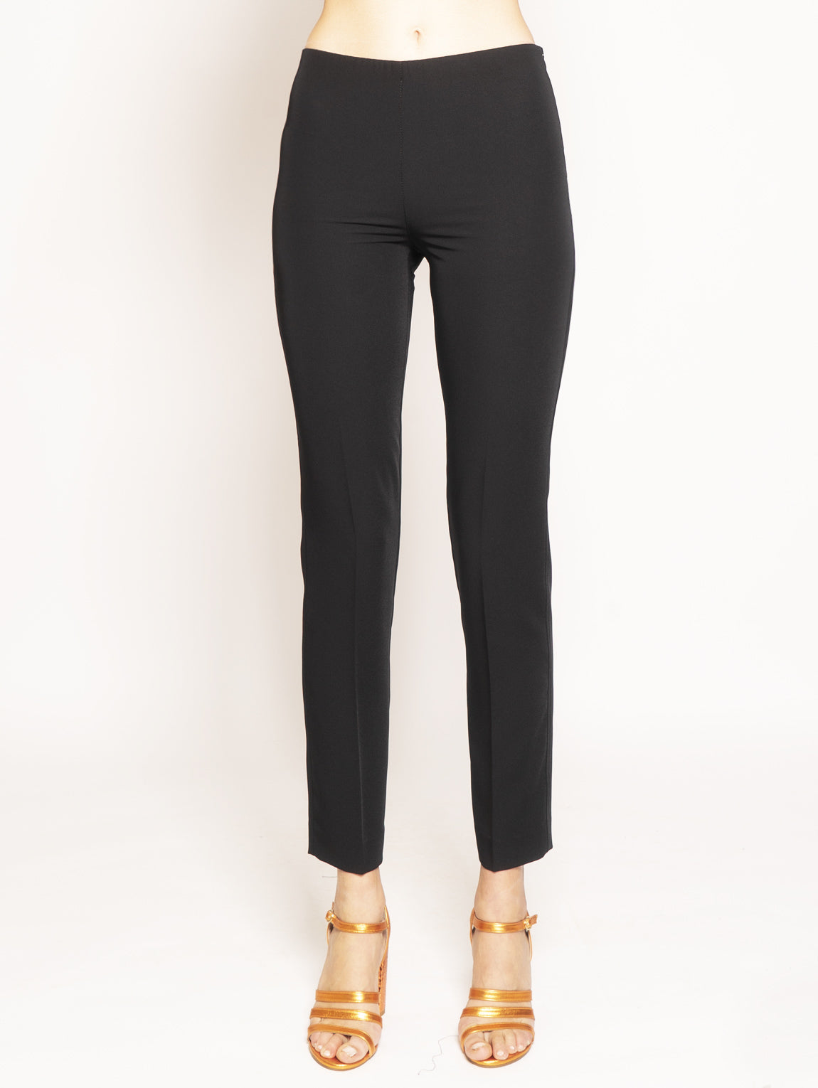 2026 New Arrival Pantalone con Elastico in Vita Plik  Nero
