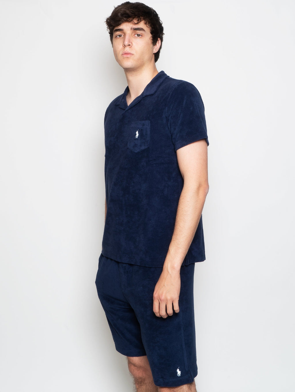 2026 New Arrival Polo in Spugna con Taschino Blu