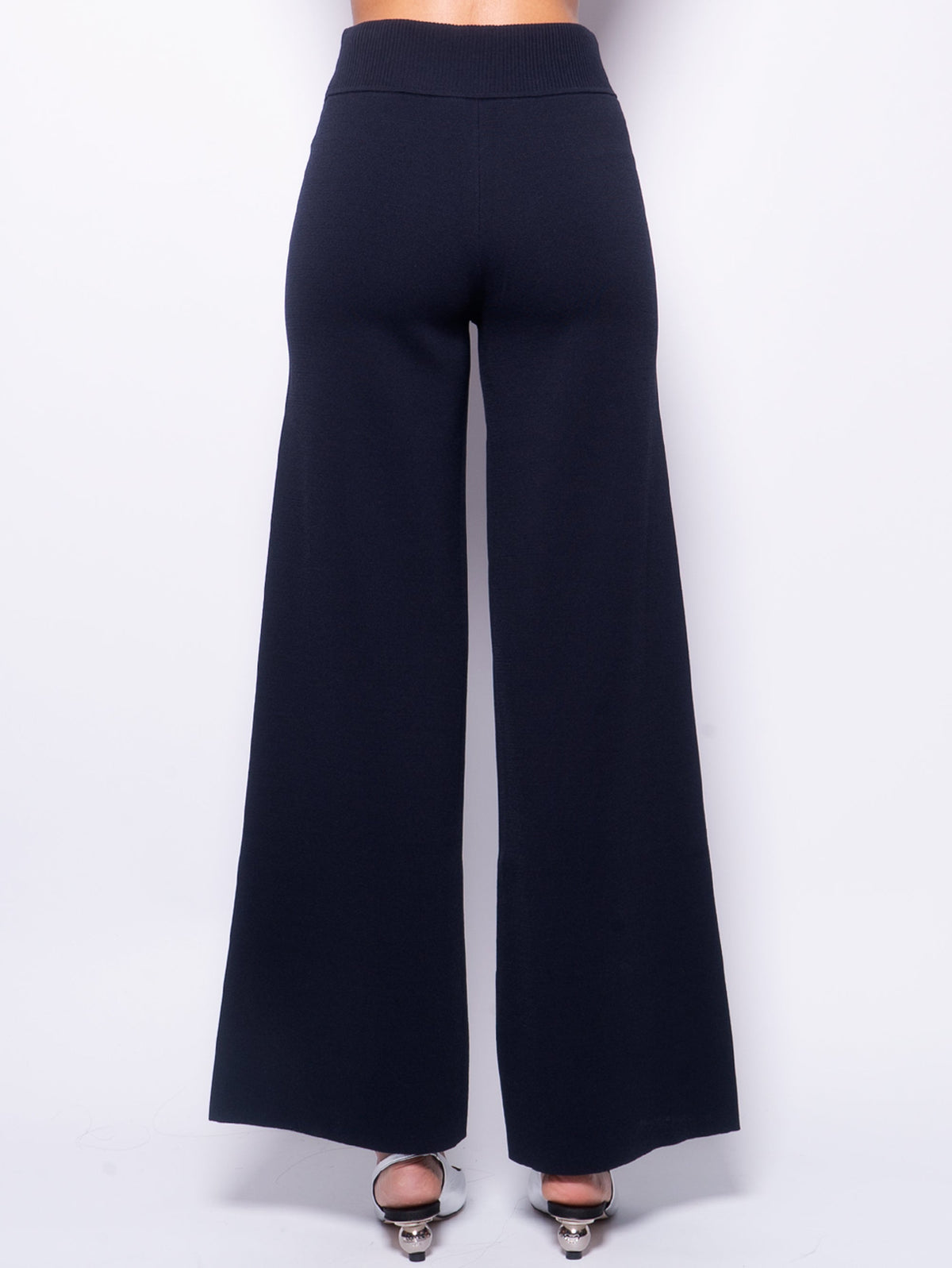 2026 New Arrival Pantalone Cropped in Maglia Blu