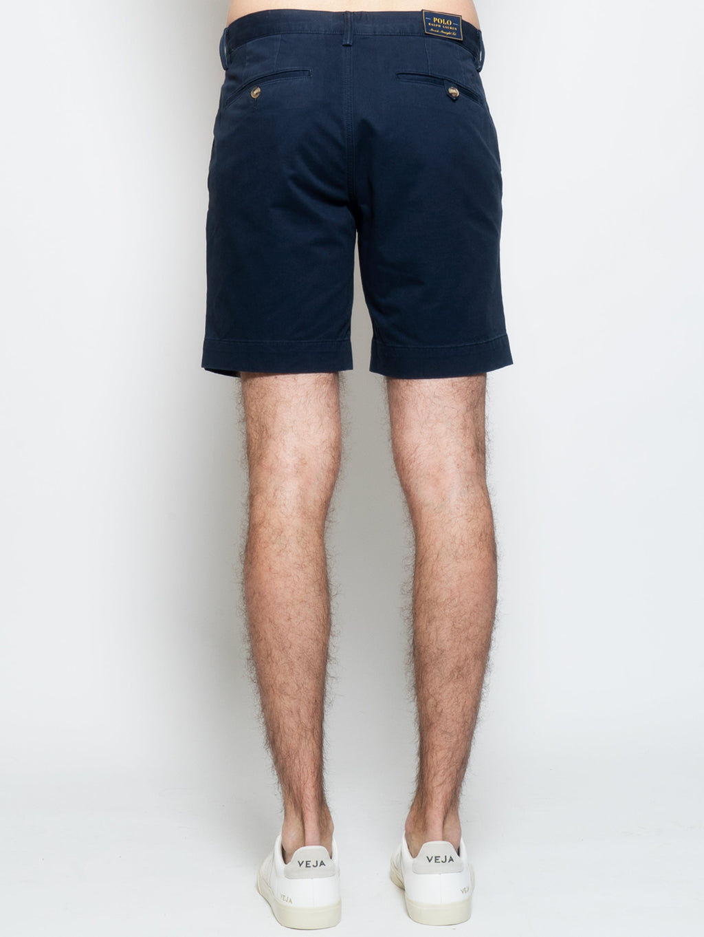 2026 New Arrival Short in Cotone Straight-Fit Blu