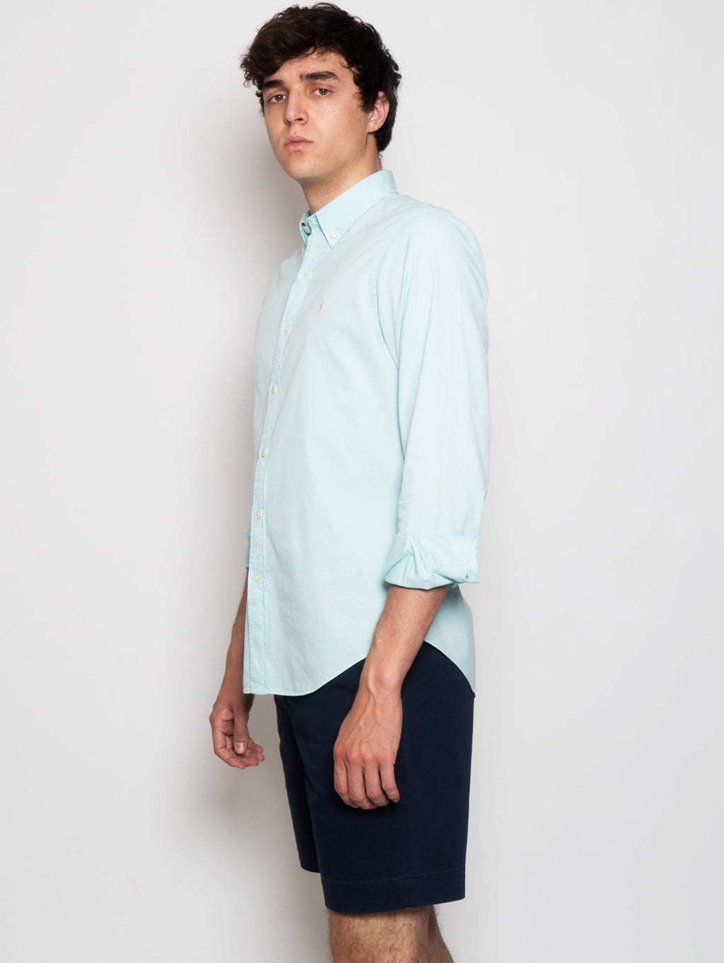 2026 New Arrival Camicia Slim Fit in Twill di Cotone Acqua