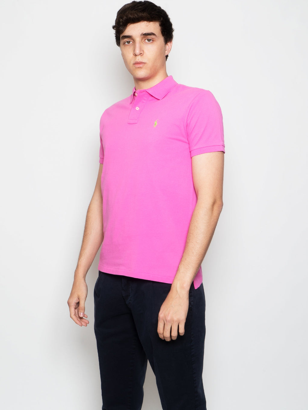2026 New Arrival Polo in Piqué di Cotone Rosa