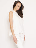 2026 New Arrival Blusa con Spacco Panters Bianco