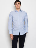 2026 New Arrival Camicia Elegante con Collo Regent Celeste