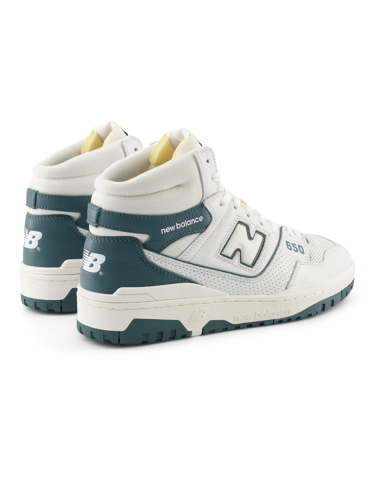 2026 New Arrival Sneakers Alte Retr 650 Bianco/Petrolio