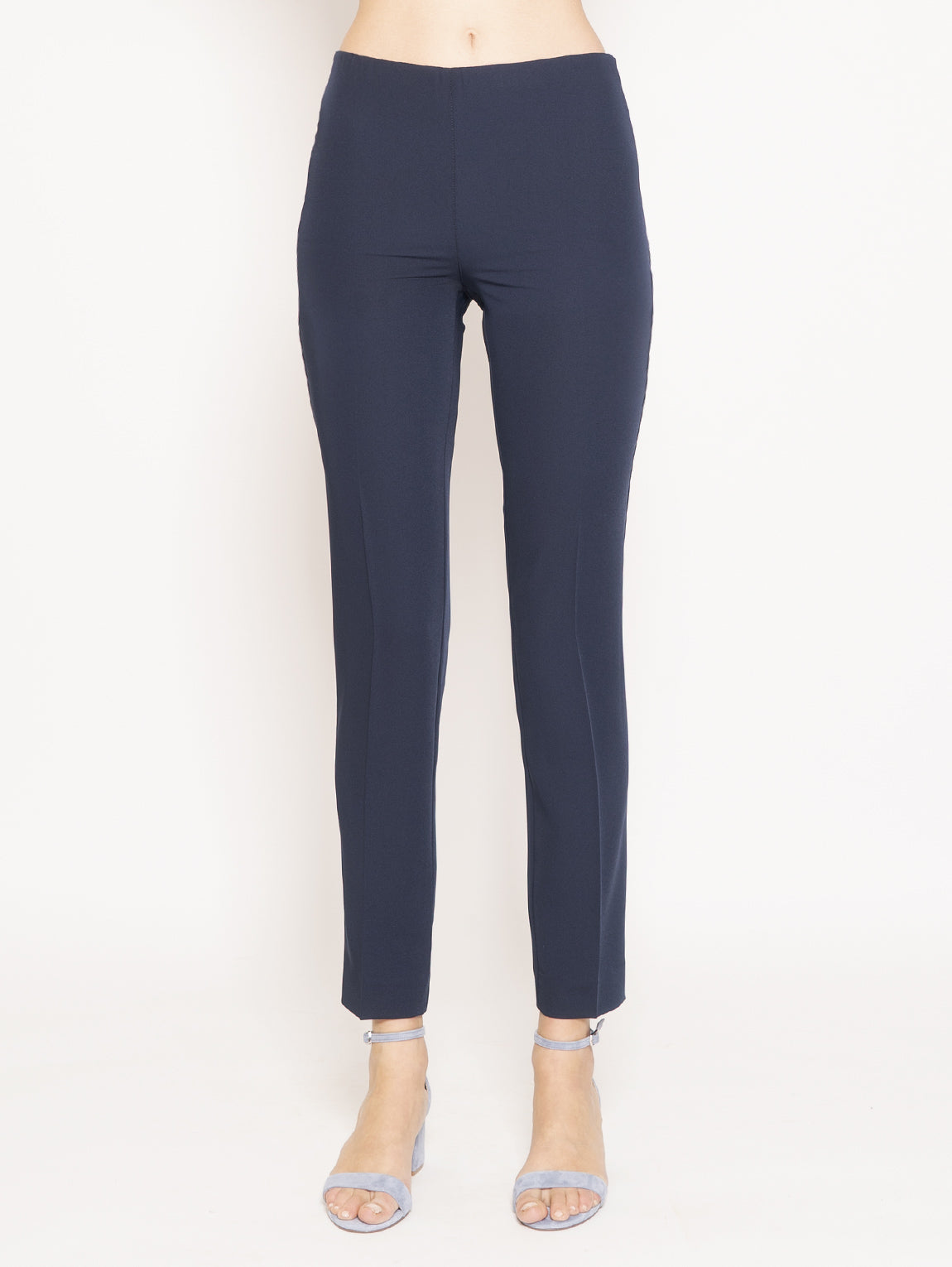 2026 New Arrival Pantalone con Elastico in Vita Plik  Blu