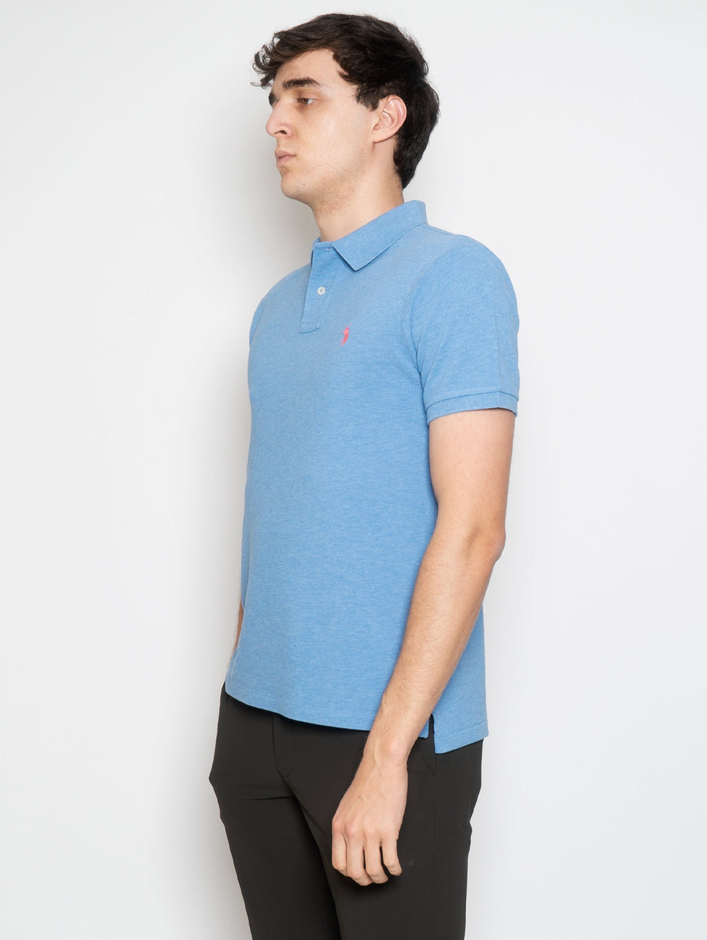 2026 New Arrival Polo in Mesh Slim Fit Blu