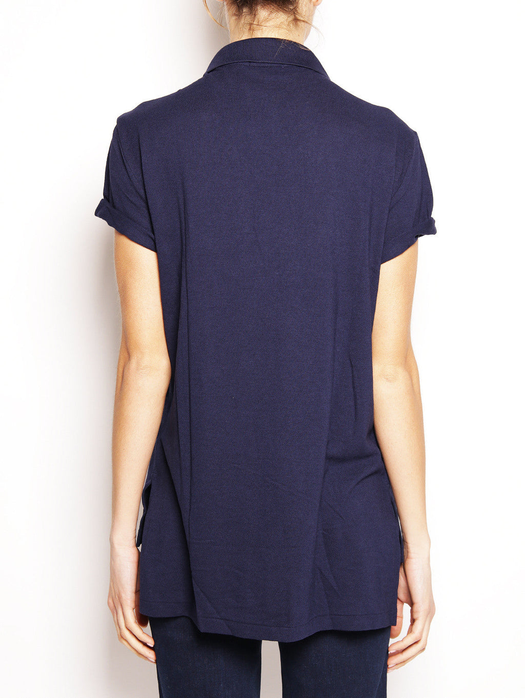 2026 New Arrival Polo con Lacci Blu navy