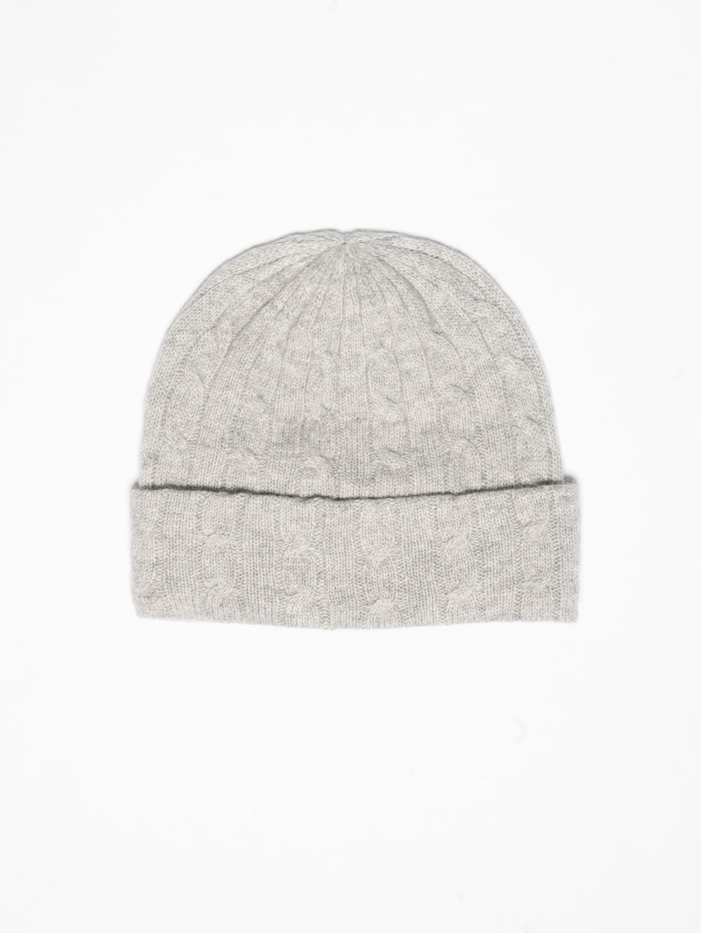 2026 New Arrival Cappello con Trecce Lana e Cashmere Grigio