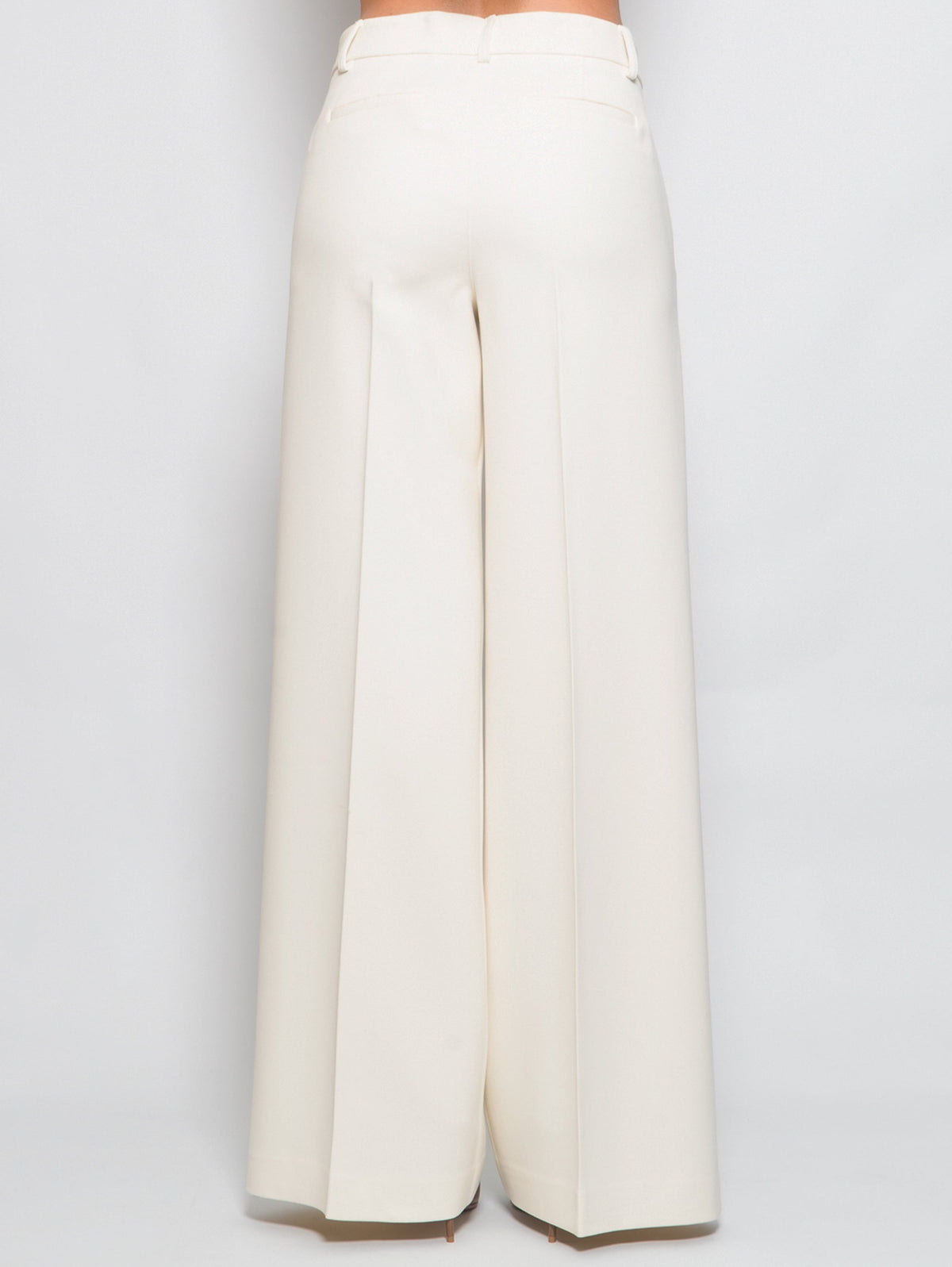 2026 New Arrival Pantaloni Larghi in Viscosa Stretch Burro