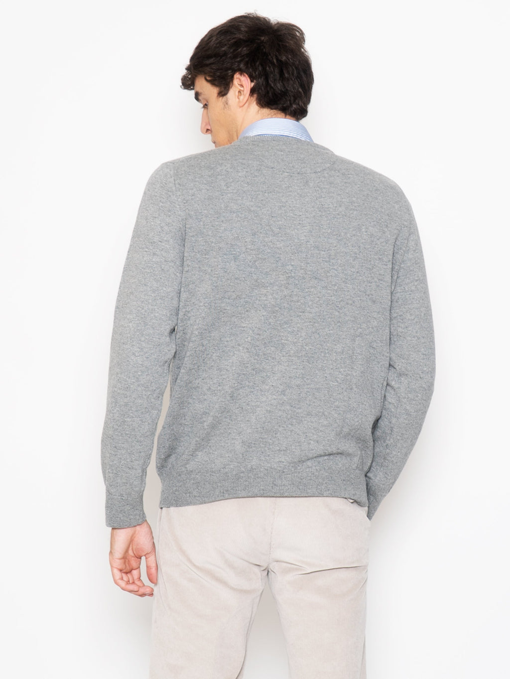 2026 New Arrival Maglia Girocollo in Lana Grigio