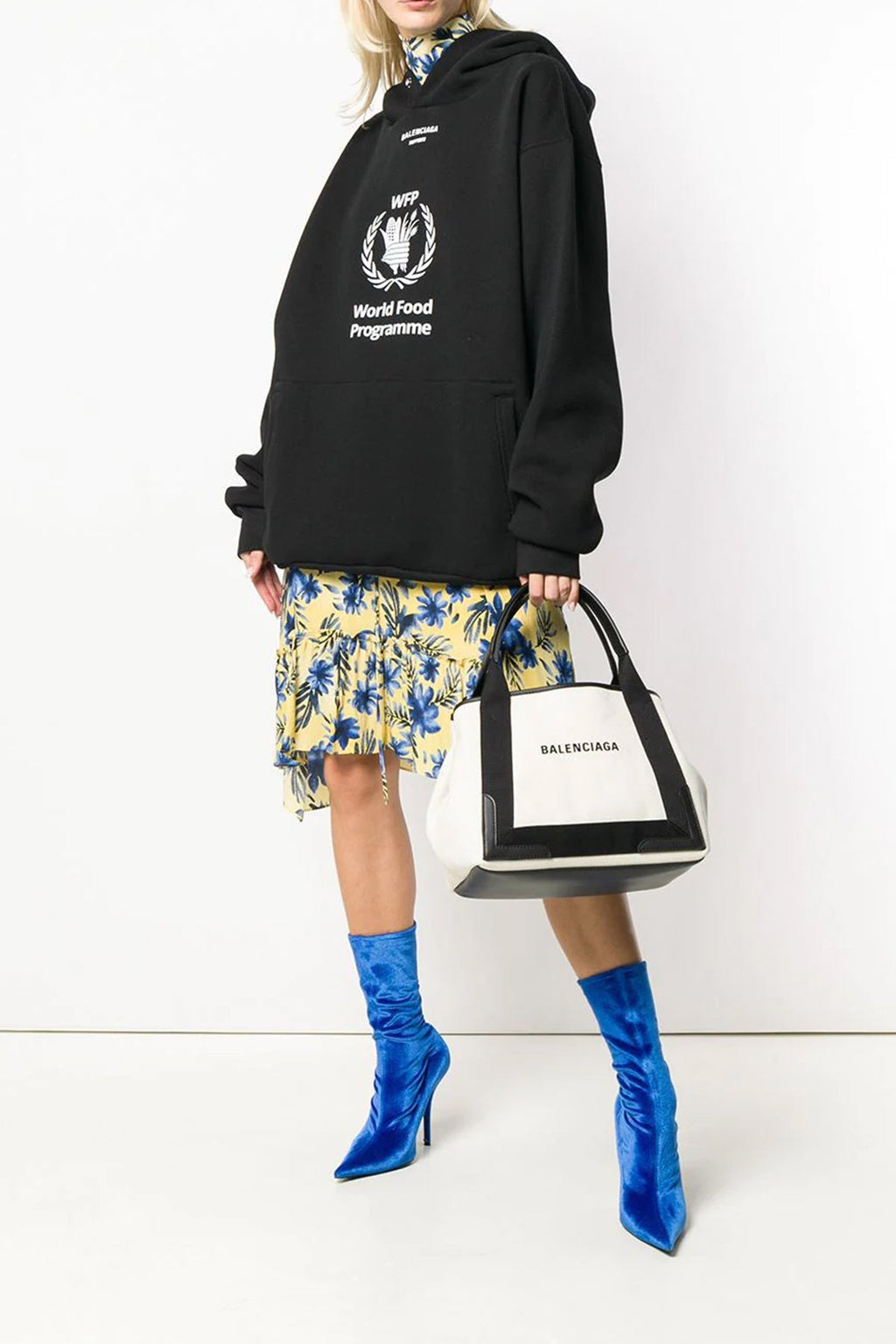 2026 New Arrival small navy cabas canvas shopping bag