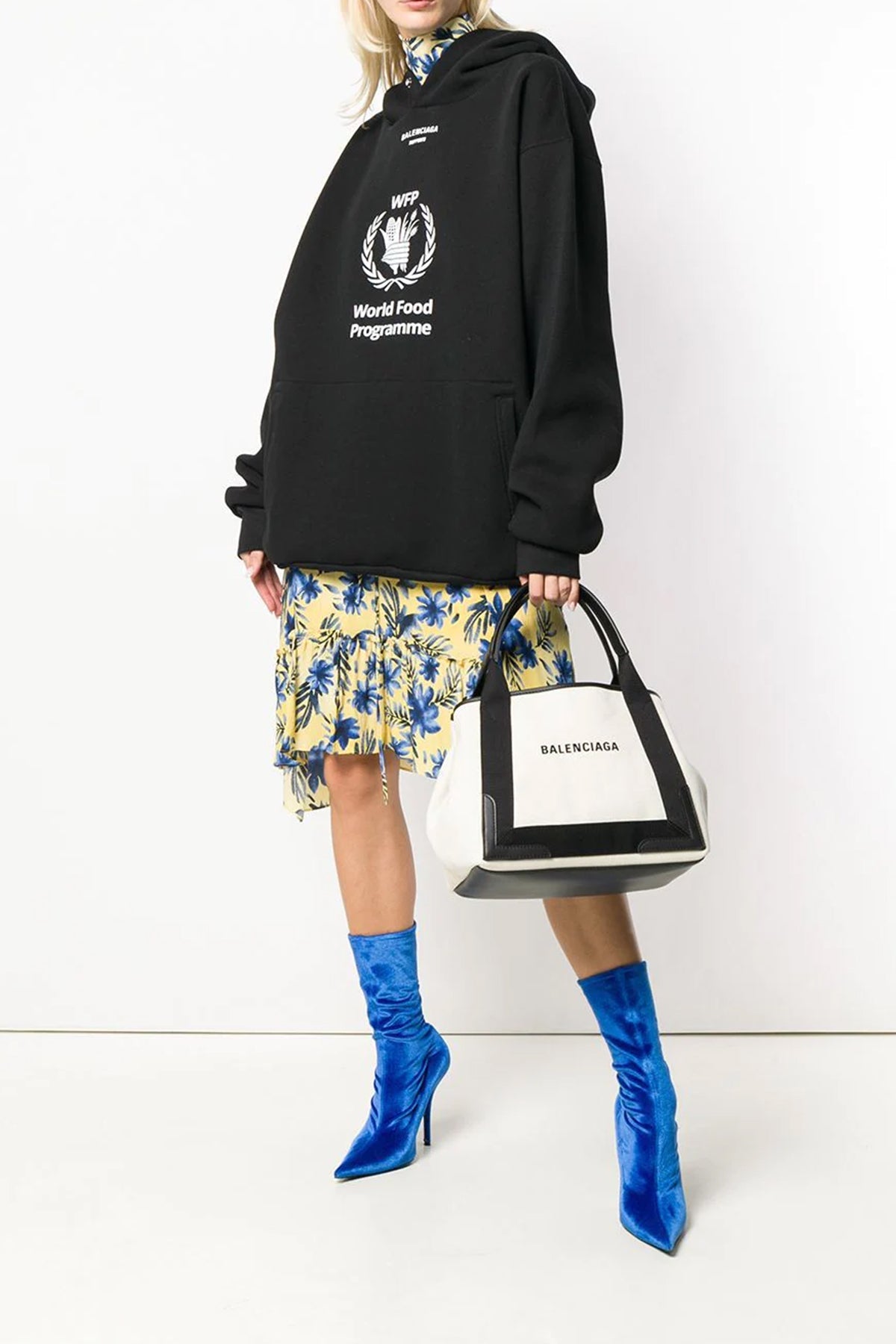 2026 New Arrival small navy cabas canvas shopping bag