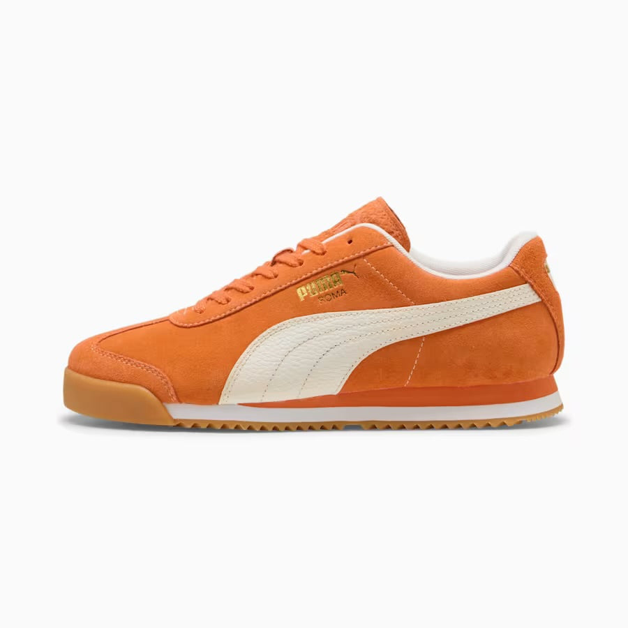 Top Seller PUMA ROMA SUEDE MEN -MAPLE SYRUP-WARM WHITE-GUM