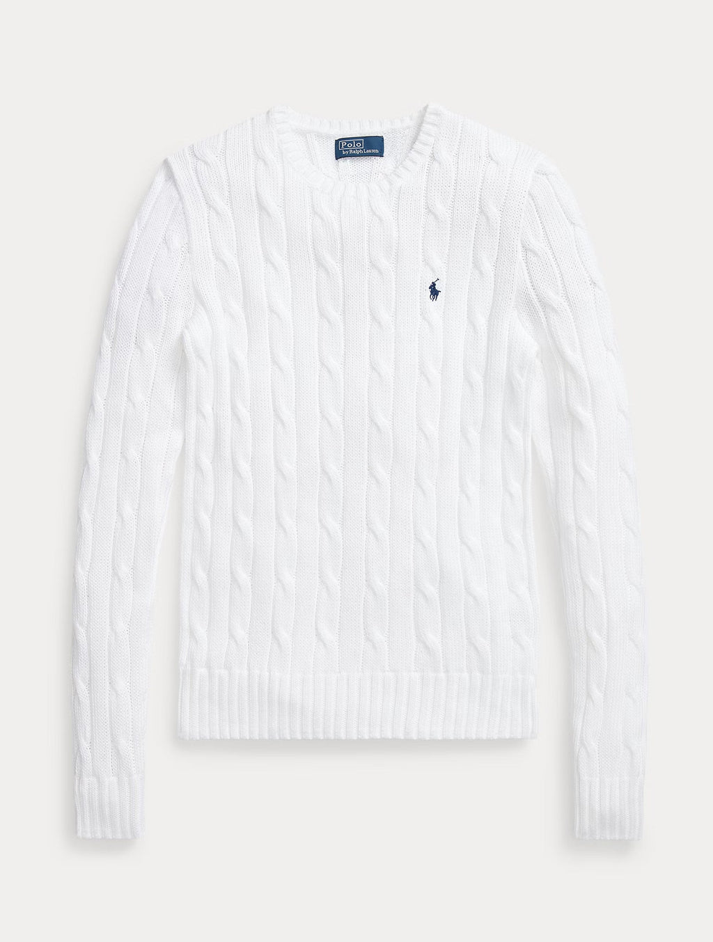 2026 New Arrival Maglia a Trecce in Cotone Bianco