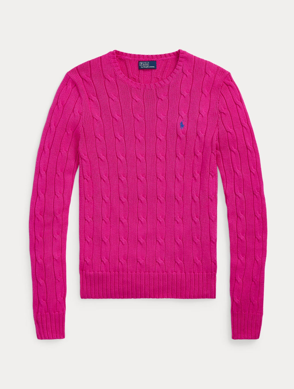 2026 New Arrival Maglia a Trecce in Cotone Fucsia