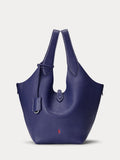 2026 New Arrival Borsa in Pelle Martellata Blu