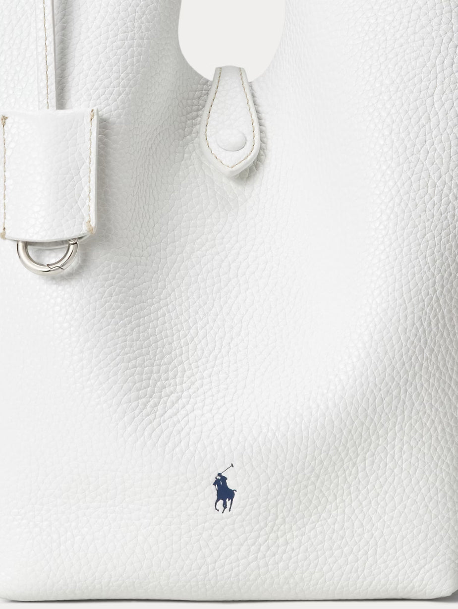 2026 New Arrival Borsa in Pelle Martellata Bianco