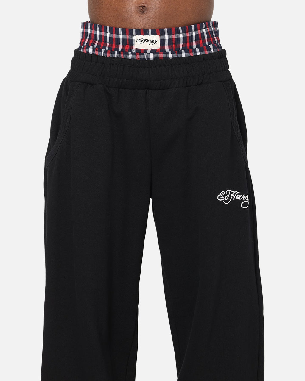 New Products Ed Hardy Boxer Trackpants Black