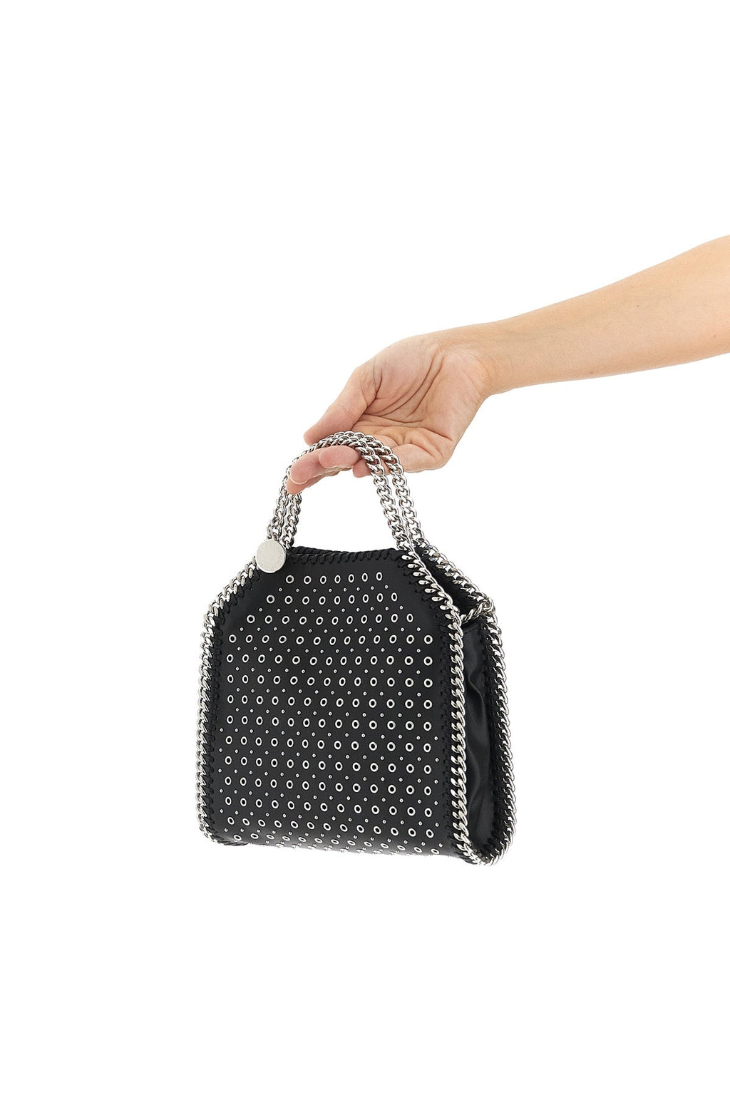 2026 New Arrival tiny falabella handbag in leather-effect fabric
