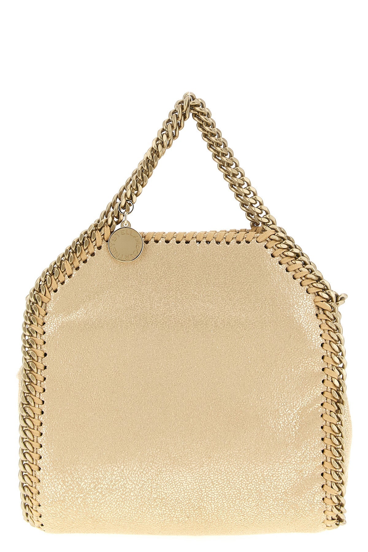 2026 New Arrival falabella tiny handbag in eco shiny dotted chamois fabric
