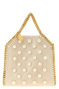 2026 New Arrival micro falabella handbag in forest-friendly satin embroidered