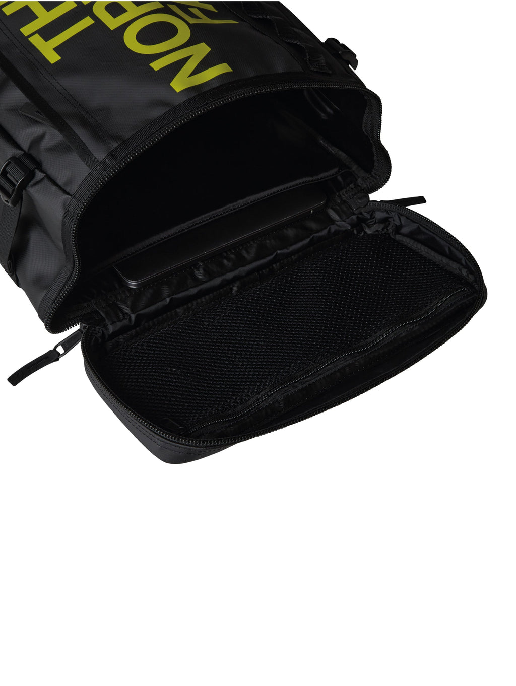 Zaino Base Camp Fuse Box in Tessuto Ultra Resistente Nero/Fluo