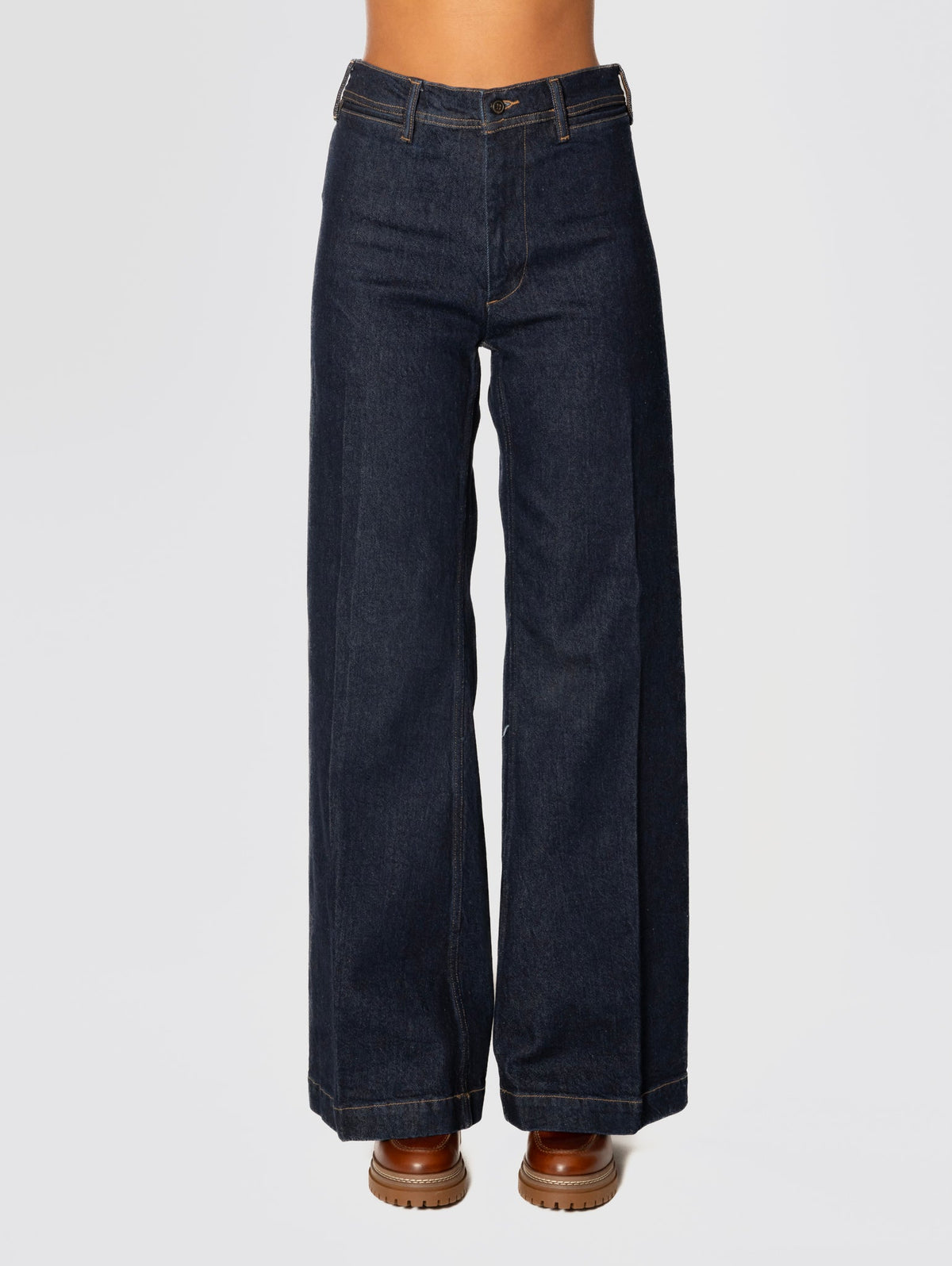 2026 New Arrival Jeans Flare in Denim Stretch Beaton Blu