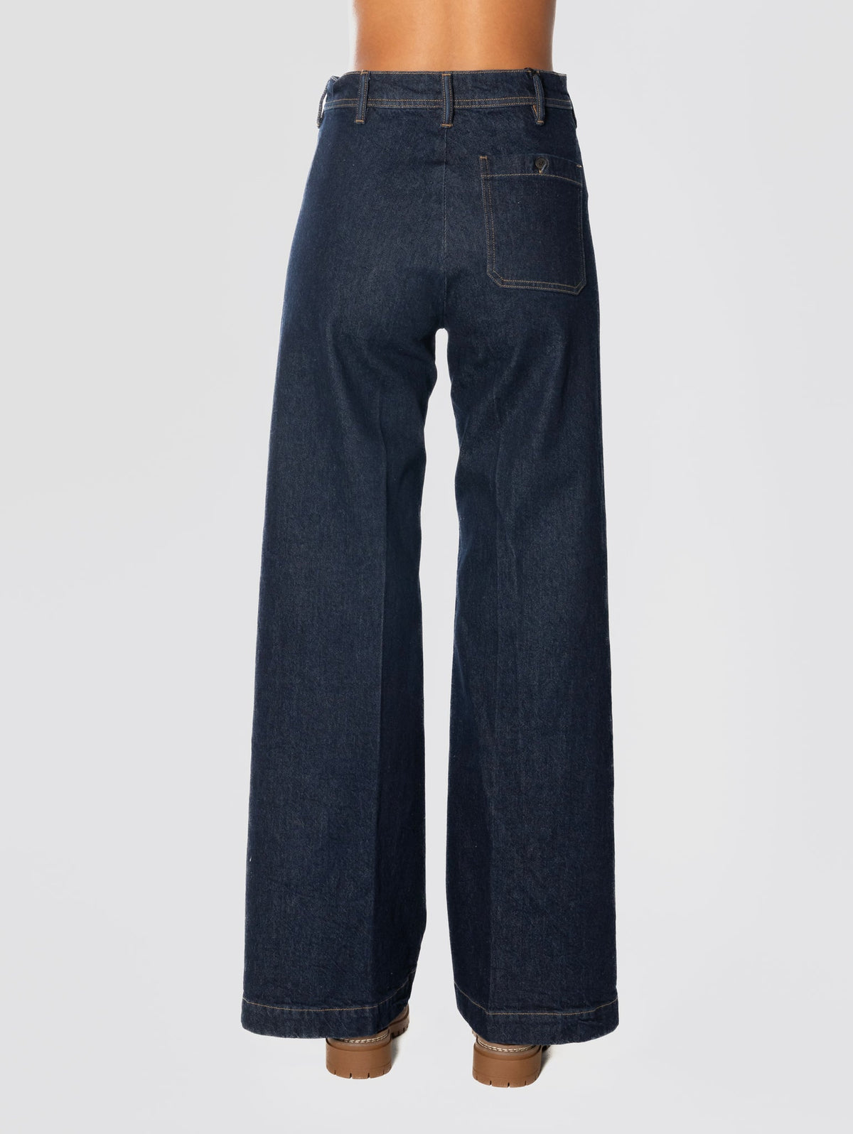 2026 New Arrival Jeans Flare in Denim Stretch Beaton Blu