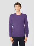 2026 New Arrival Maglia Girocollo in Misto Cashmere Viola