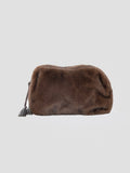 2026 New Arrival Pochette in Ecopelliccia Marrone