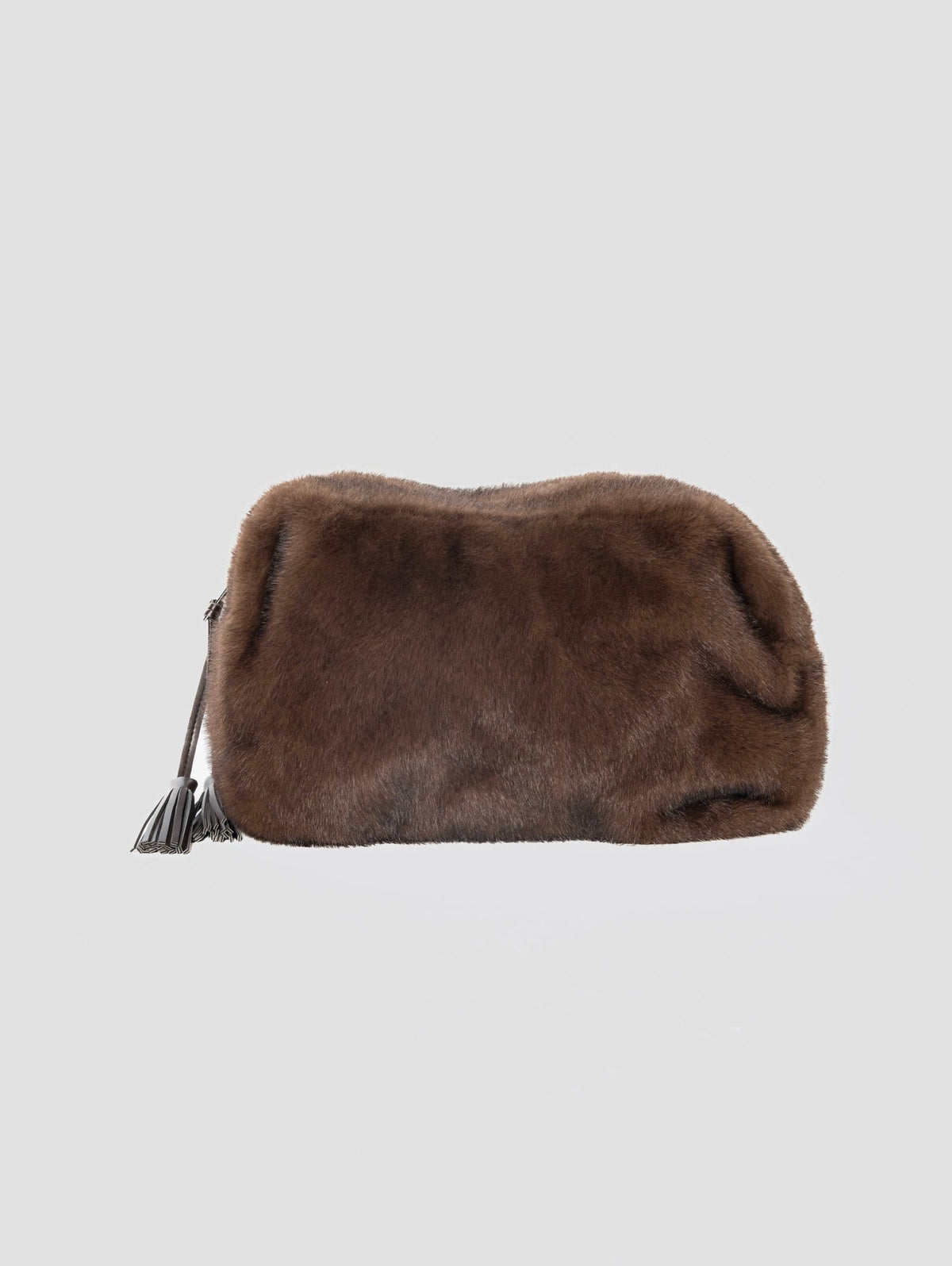 2026 New Arrival Pochette in Ecopelliccia Marrone