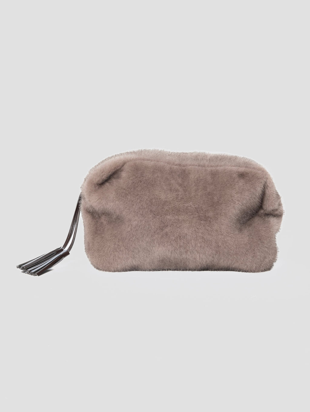 2026 New Arrival Pochette in Ecopelliccia Grigia