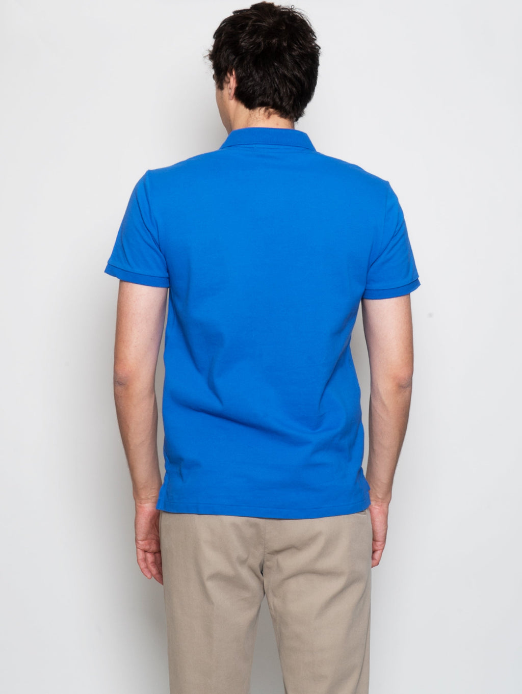 2026 New Arrival Polo in Piquè Slim Fit Blu Royal