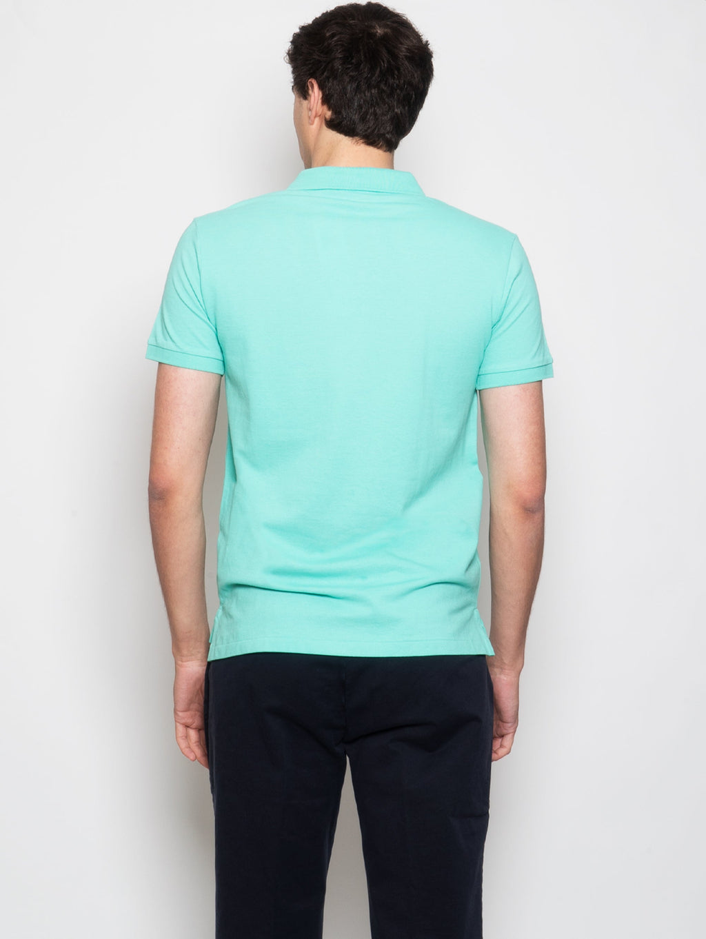 2026 New Arrival Polo in Piquet Slim Fit Verde Chiaro