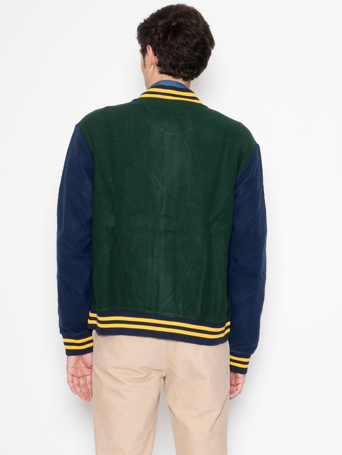 2026 New Arrival Giacca Stile Baseball Verde