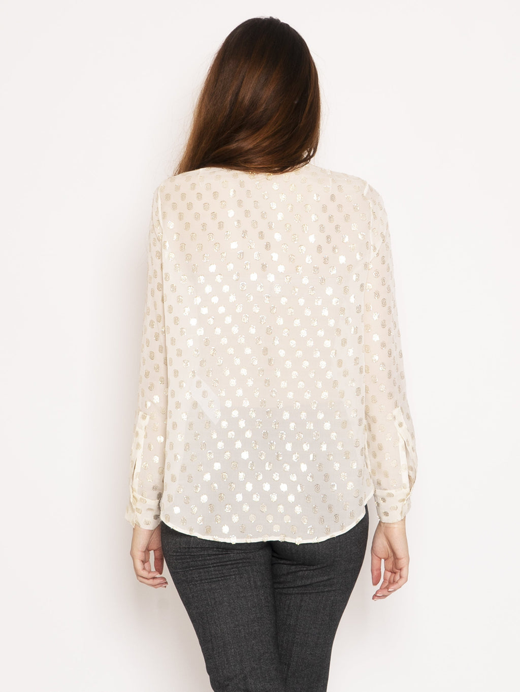 2026 New Arrival Camicia con Pois - Beige