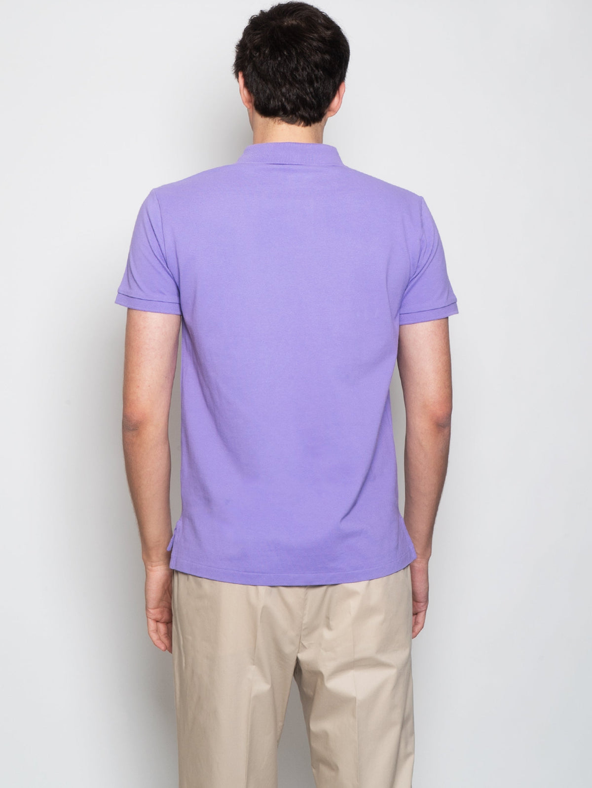 2026 New Arrival Polo in Piquè Slim Fit Viola