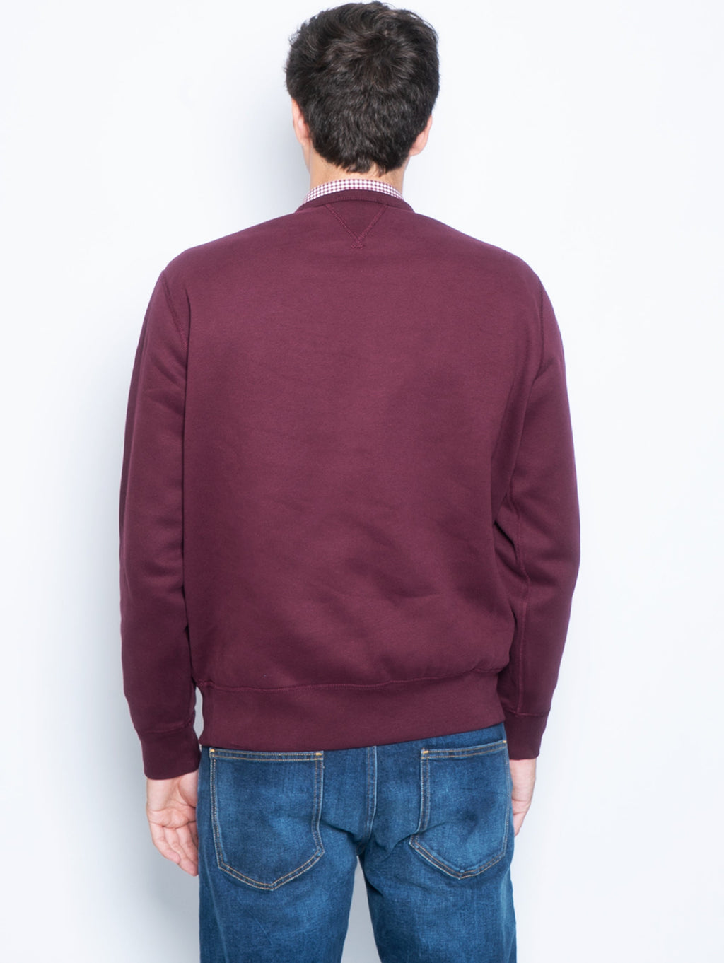 2026 New Arrival Felpa Girocollo con Inserto a V Vinaccia