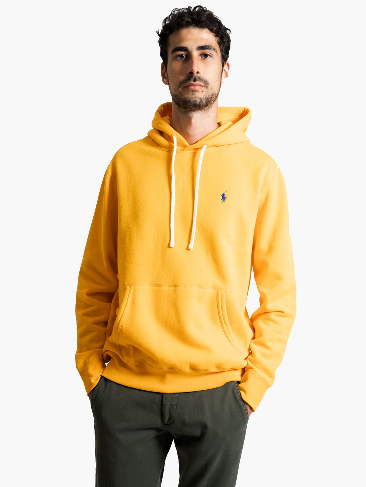 2026 New Arrival Felpa con Cappuccio Giallo