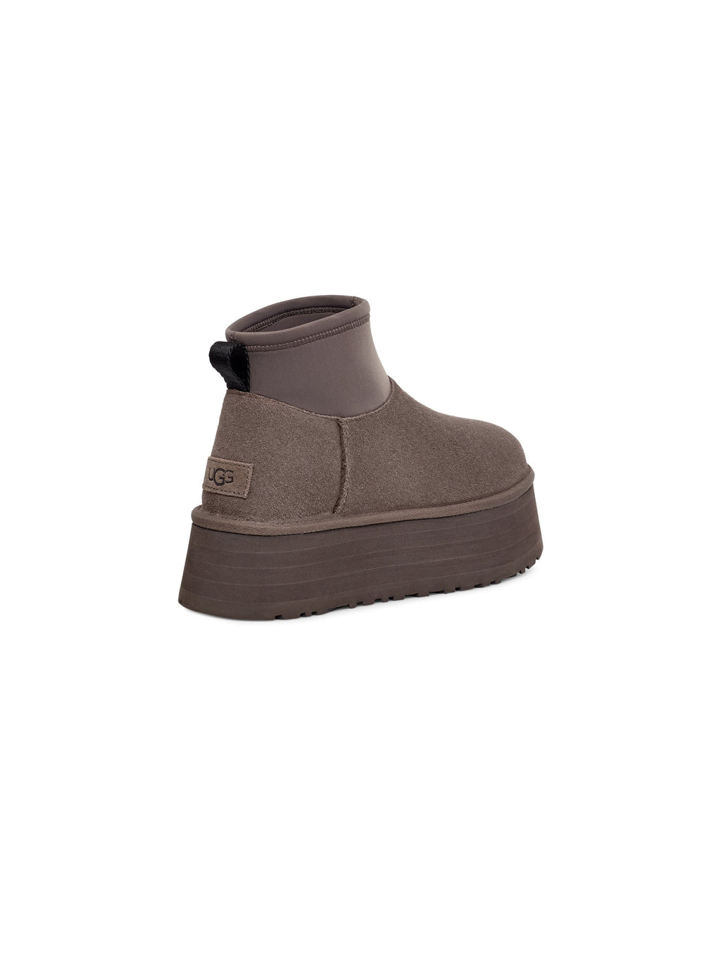 2026 New Arrival Stivaletti con Plateau Classic Mini Dipper Grigio