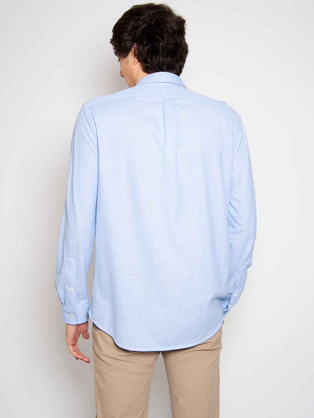 2026 New Arrival Camicia in Oxford Knit Celeste