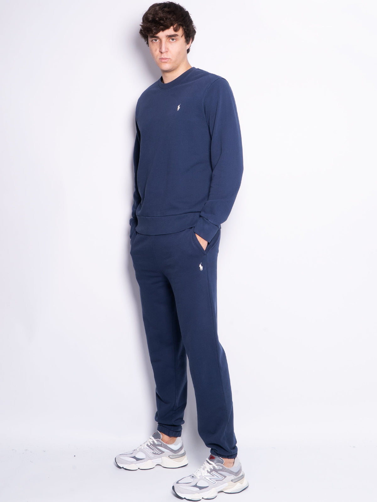 2026 New Arrival Pantalone da Jogging Loopback Blu