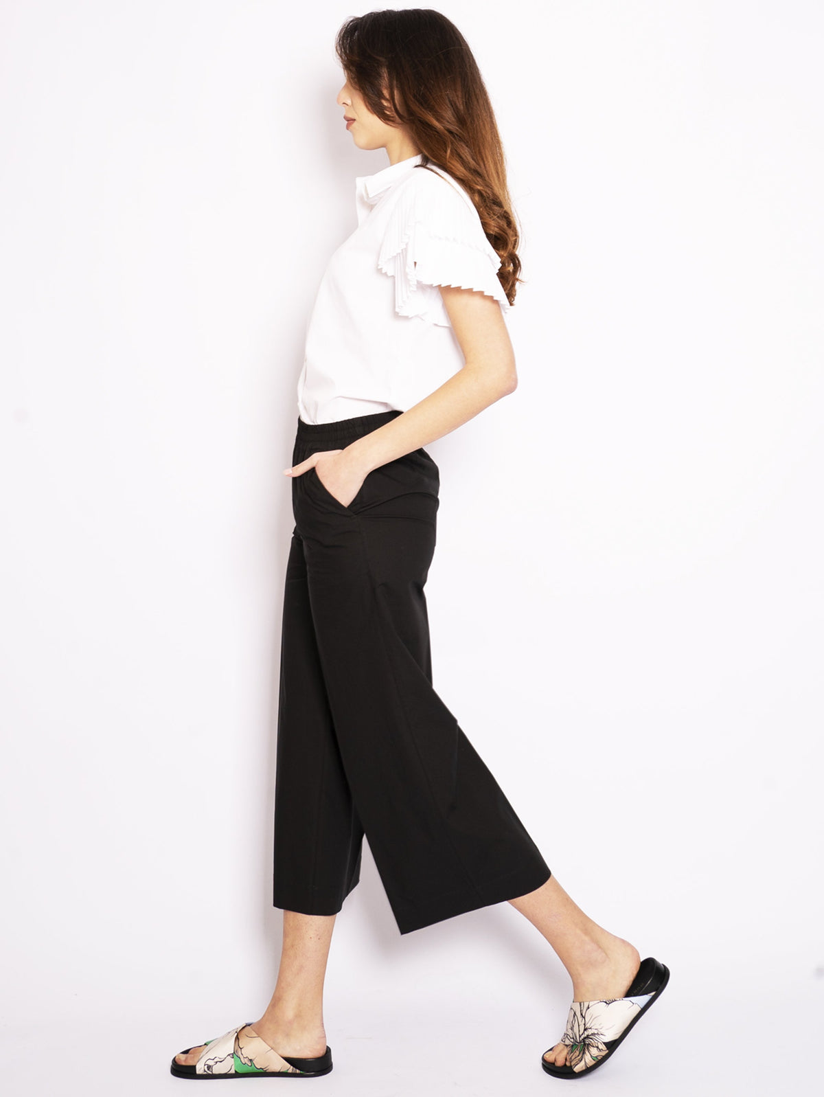 2026 New Arrival Pantaloni Wide Fit Nero