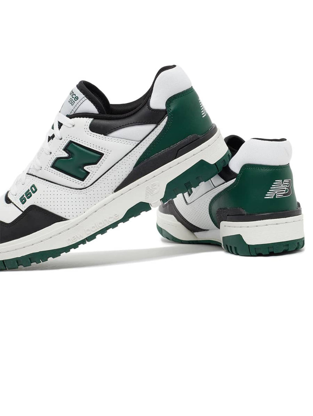 2026 New Arrival Sneakers 550 Bianco/Verde