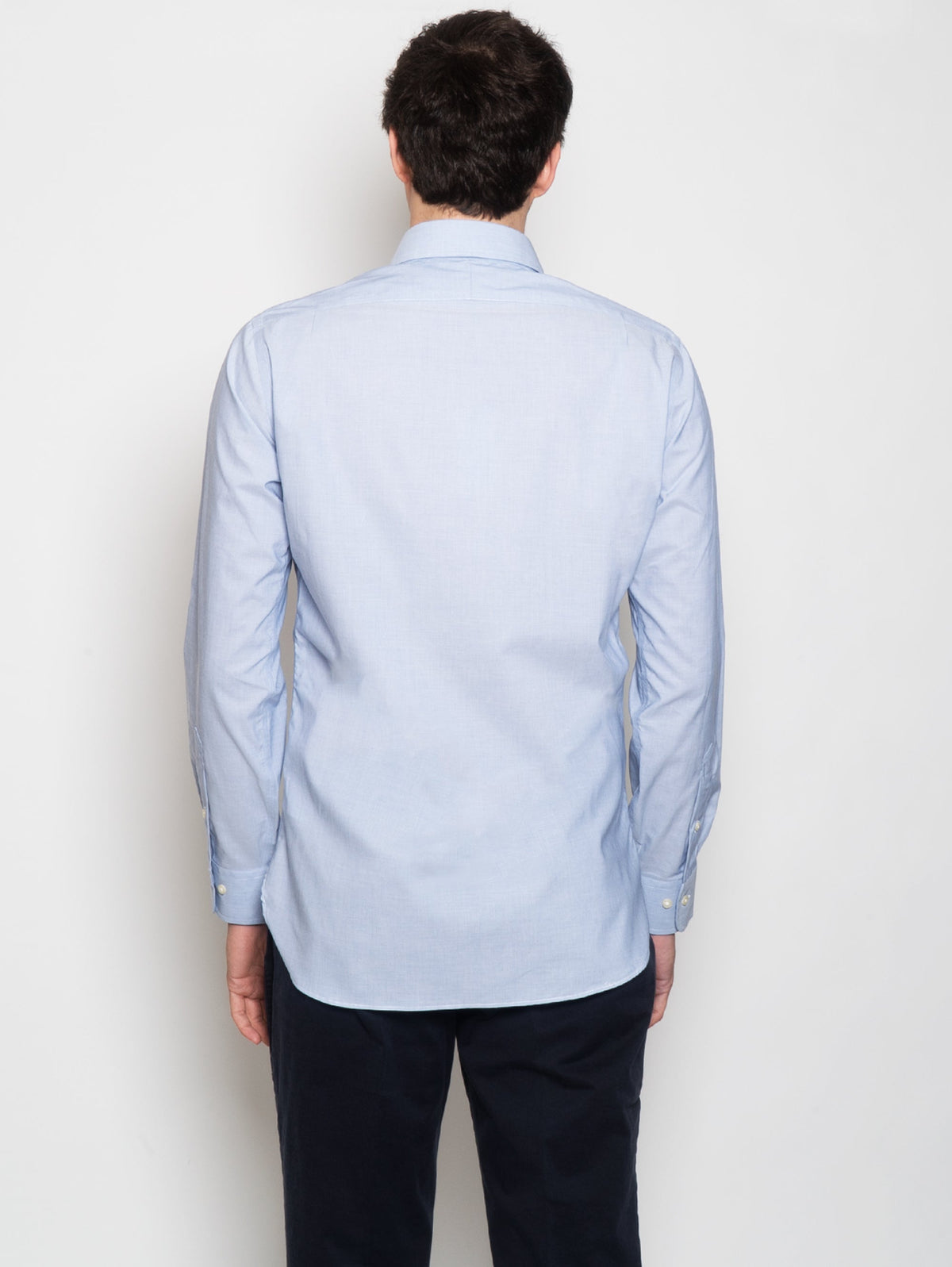 2026 New Arrival Camicia Elegante con Collo Regent Celeste
