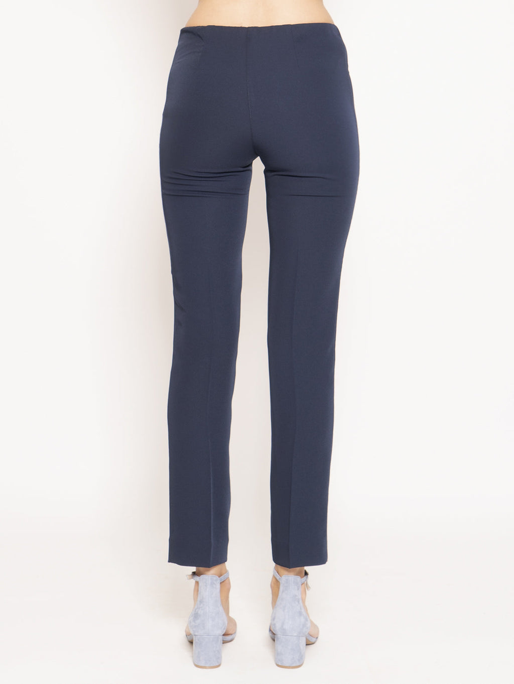 2026 New Arrival Pantalone con Elastico in Vita Plik  Blu