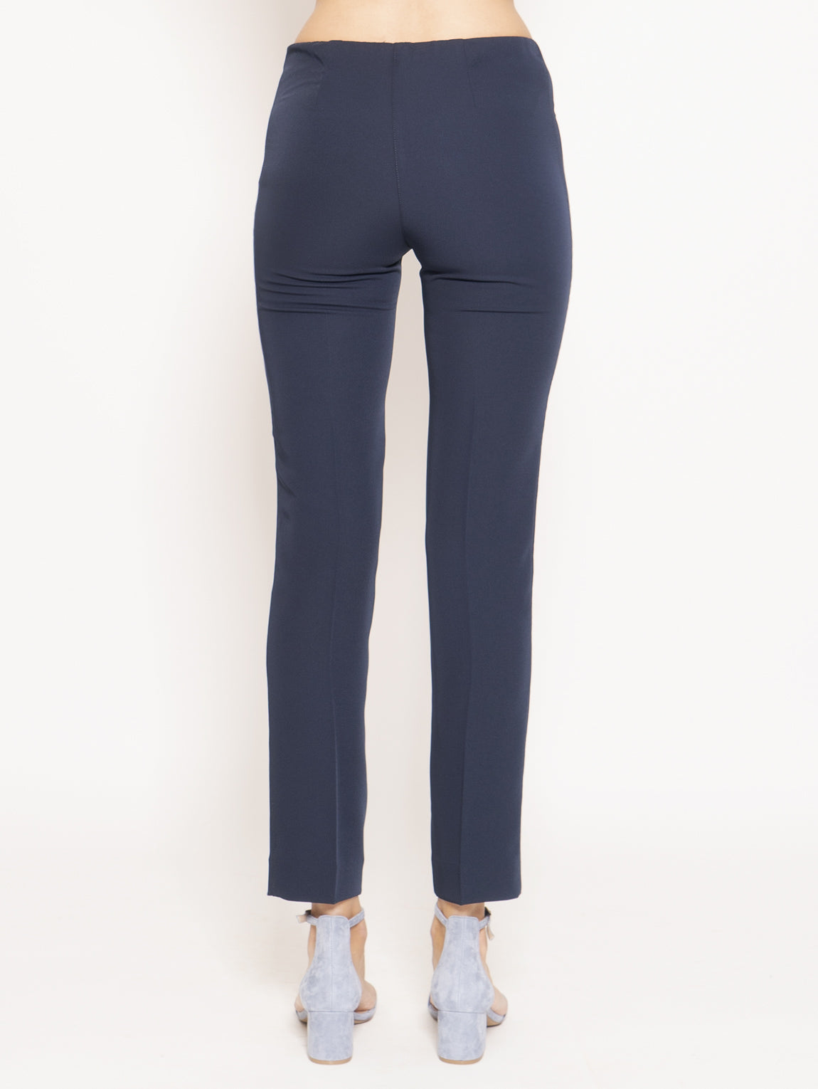 2026 New Arrival Pantalone con Elastico in Vita Plik  Blu