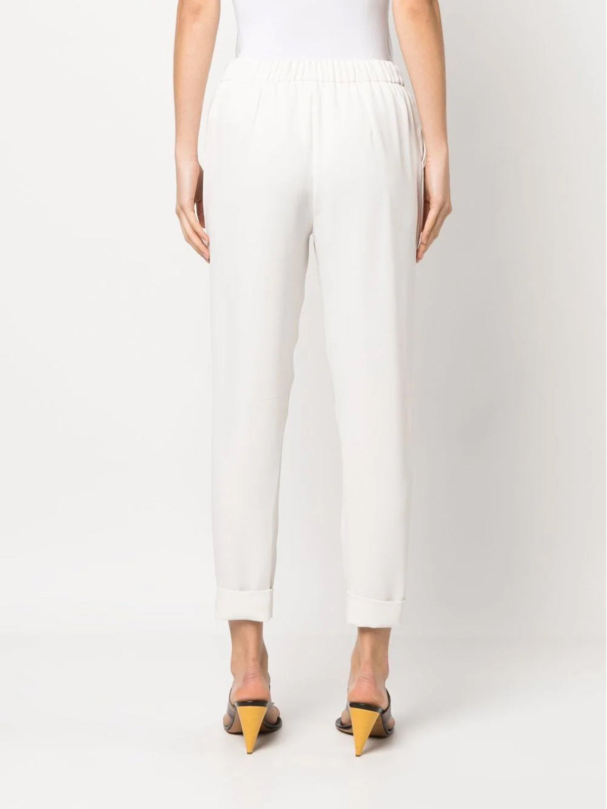 2026 New Arrival Pantaloni in Cady Panna